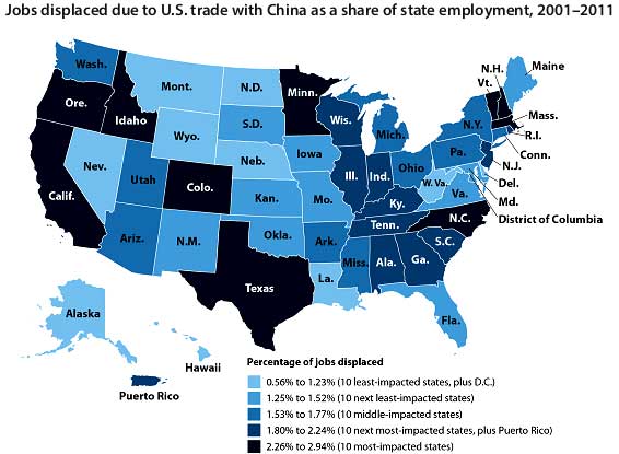 china job loss epi